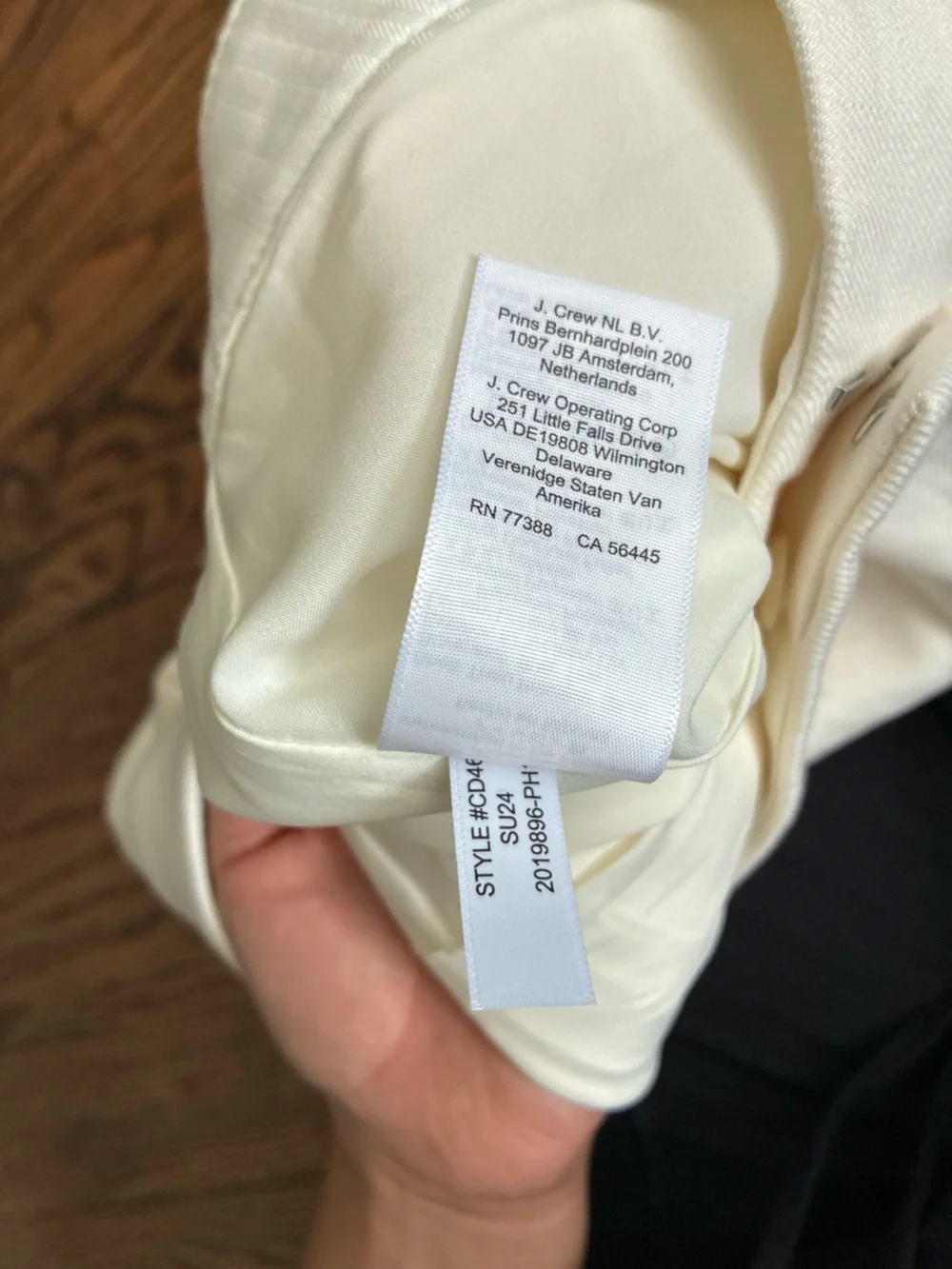 J Crew Kate Capri Linen Pants 6 White Cream Trousers Stretch